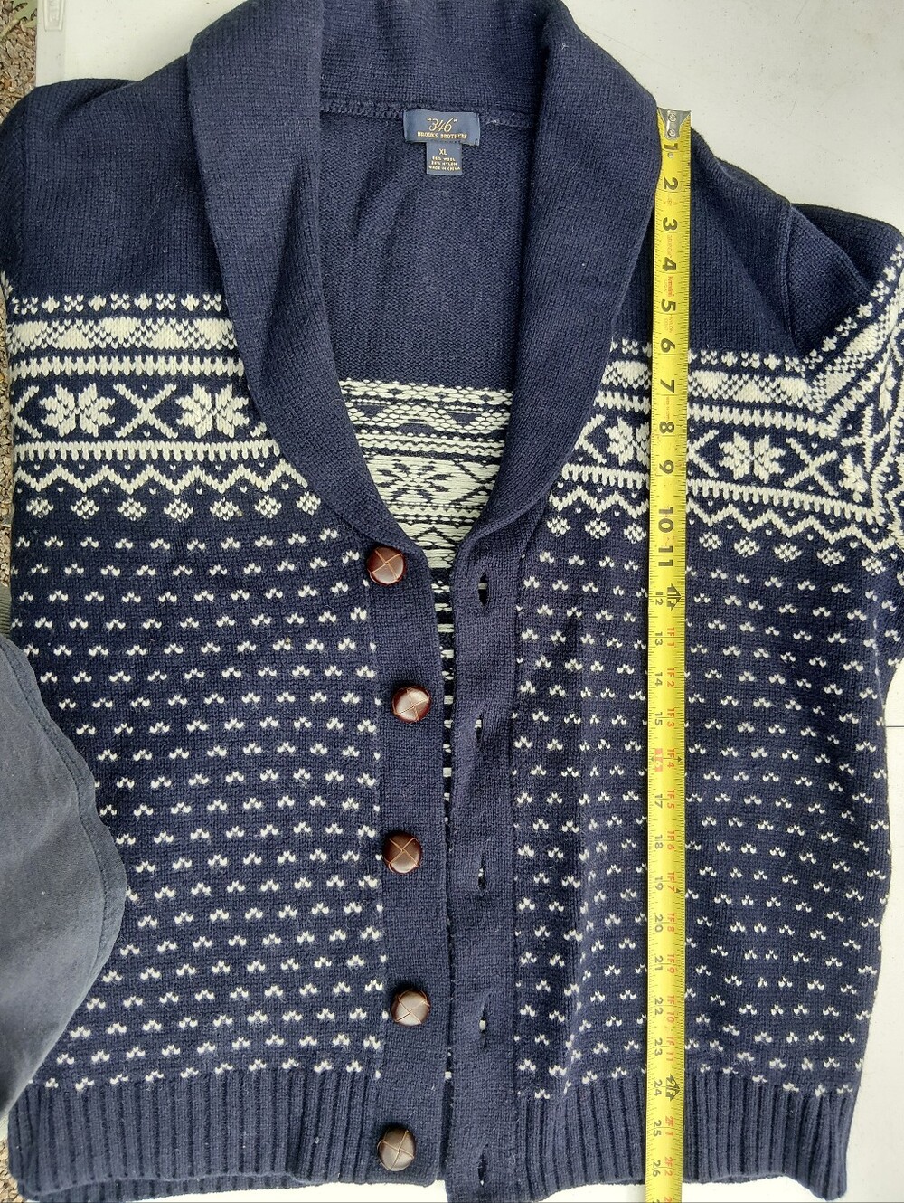 Brooks Brothers Shawl collar cardigan